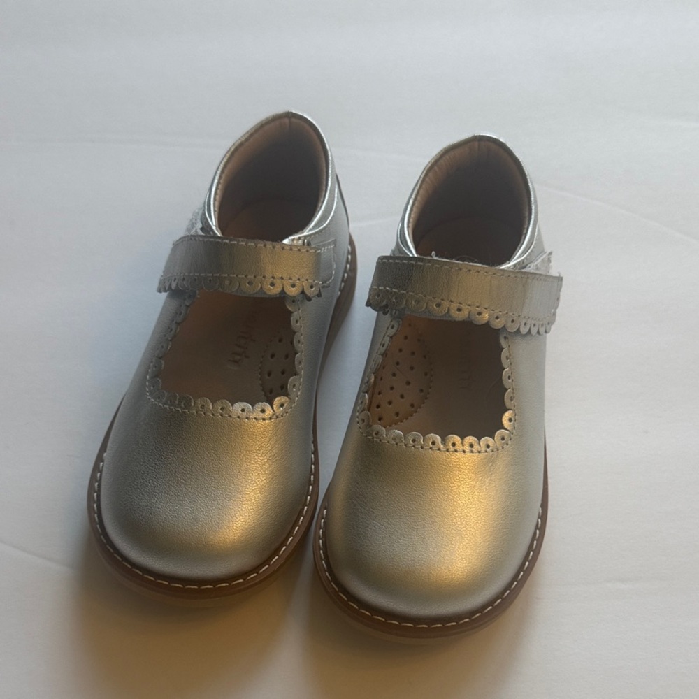 Elephantito Metallic Mary Jane Dress Shoes